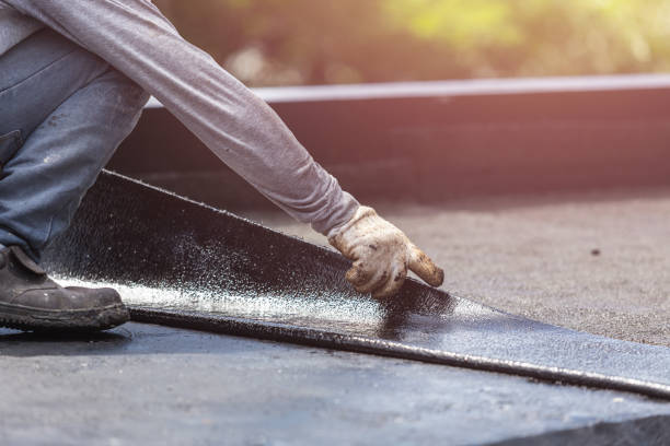 Professional Waterproofing technician working in Wautoma, WI